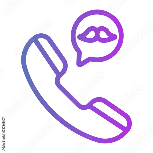 call Gradient icon