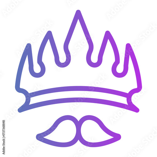 crown Gradient icon