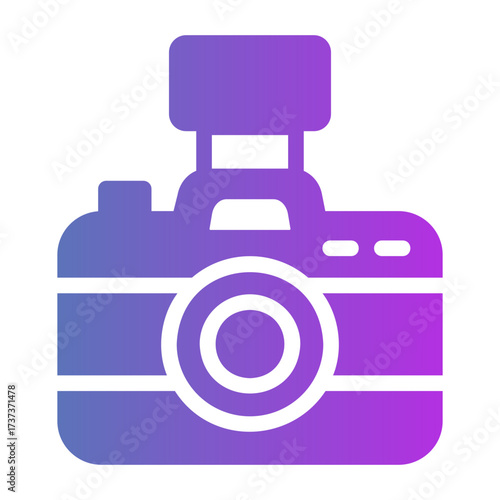 action camera Gradient icon