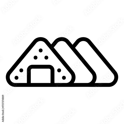 onigiri Line Icon