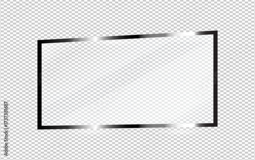 Elegant Rectangular Frame with Gradient Effect A Sleek Border for Modern Design Projects and Creative Visual Compositions Adds a Touch of Sophistication