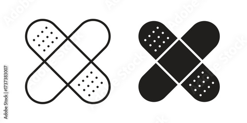 Band aid icon vector sign symbol