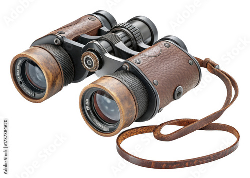 binoculars on a isolated transparent background	