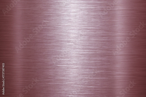 Brushed Rose Gold or Mauve Metallic Texture Background with Horizontal Grain