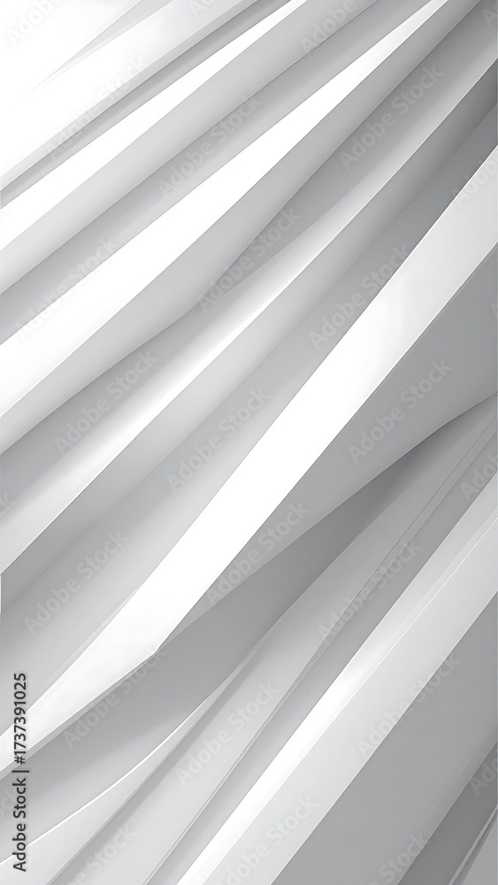 Obraz premium Abstract white geometric pattern