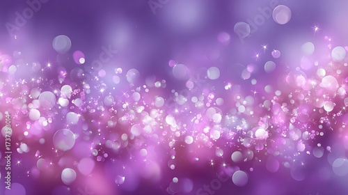 Purple and pink gradient background with soft white and pink bokeh lights abstract pastel glow festive backdrop for greeting cards web banners social media headers wallpapers and product mockups