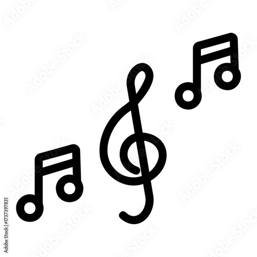music Line Icon