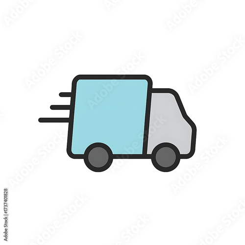 Secure electronic payment card icon with a microchip for cashless transactions, online shopping, and personal finance management