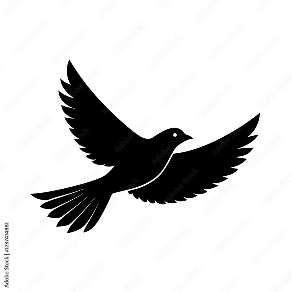 Obraz premium Bird Soaring – Majestic Flight in Nature