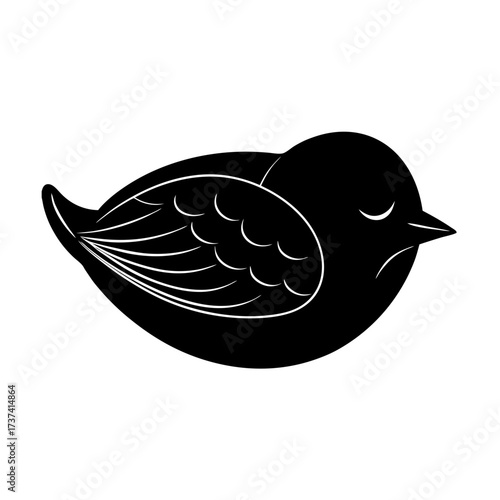 Bird Sleeping – Peaceful Moment in Nature