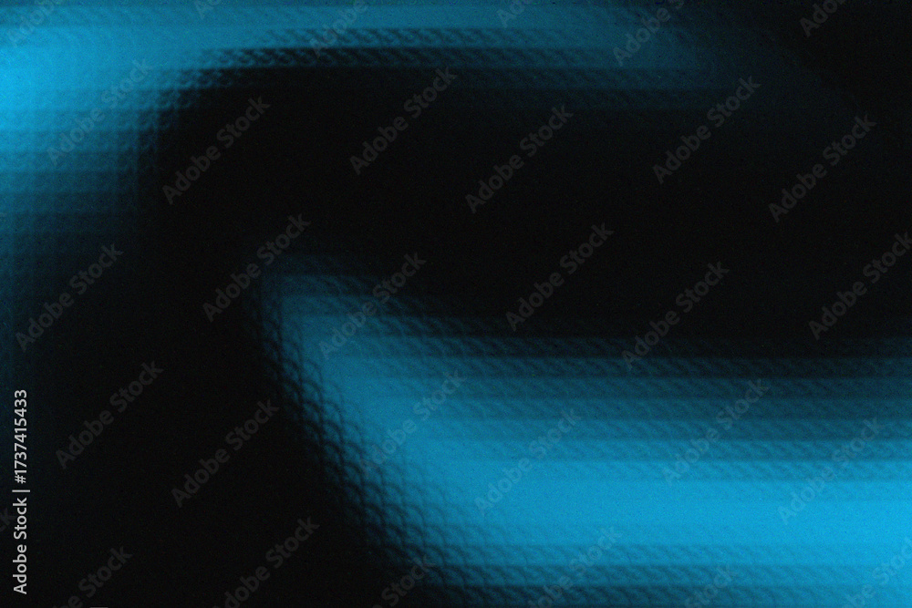 Fototapeta premium Abstract blue and black swirls of light