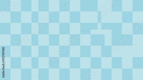 Vector art of light blue checkered pattern with subtle variations in tone and a unique design