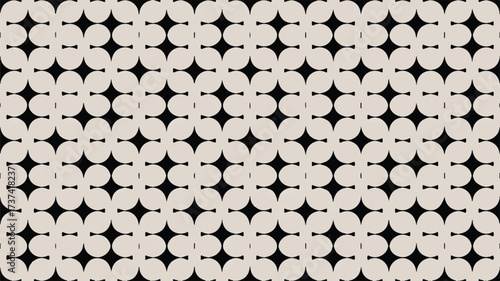 Vector art of beige petal pattern on creates a visually appealing design