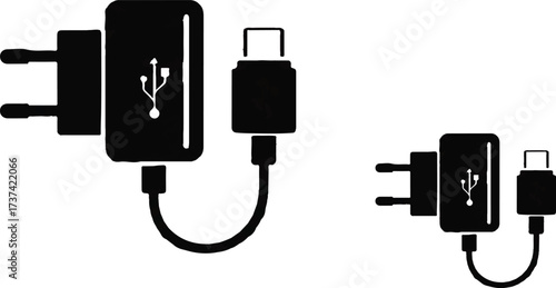 cable, telephone, plug, technology, power,  Art & Illustration