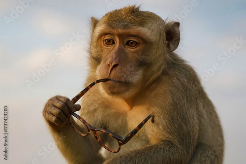 monkey thinking