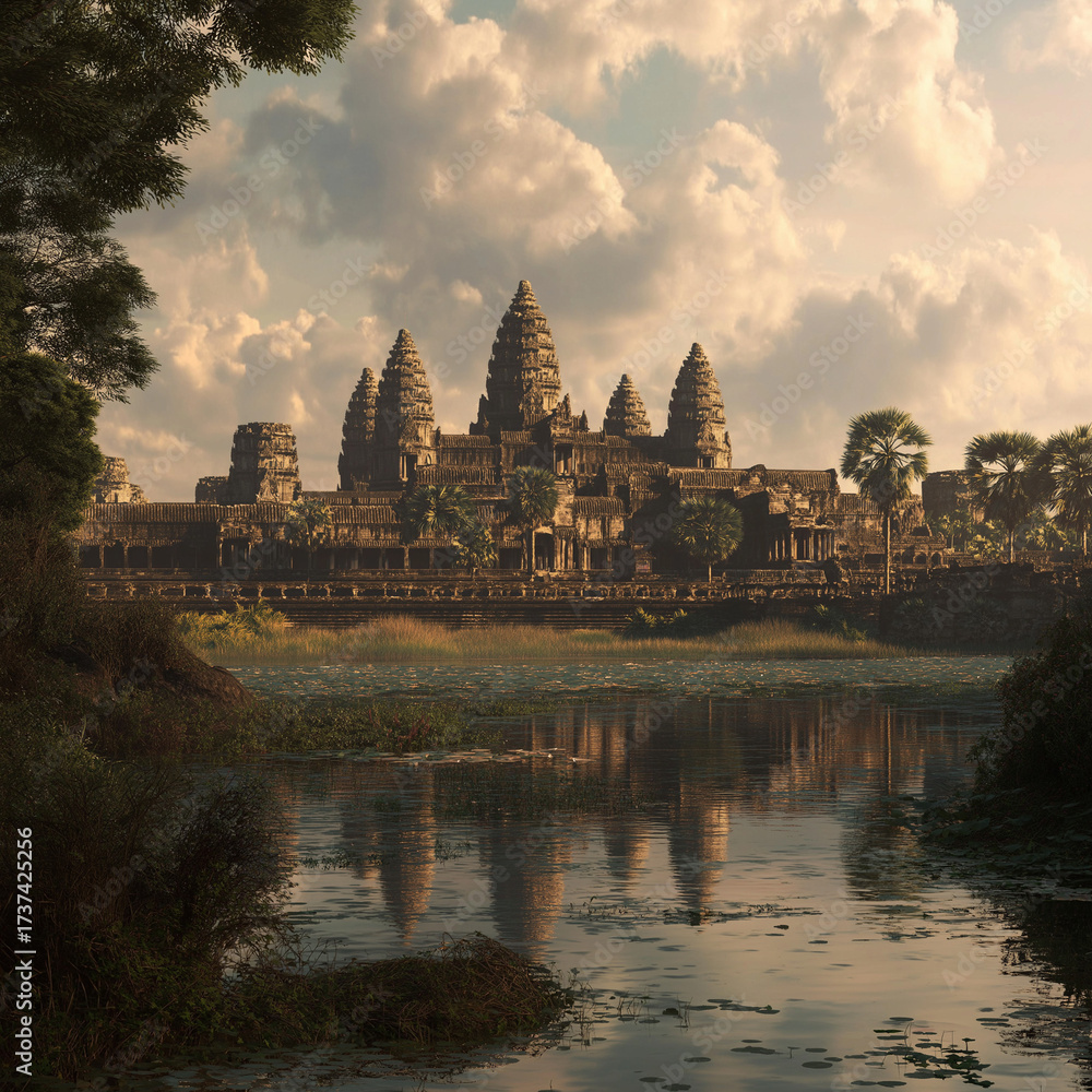 Obraz premium The Temples of Angkor, Cambodia