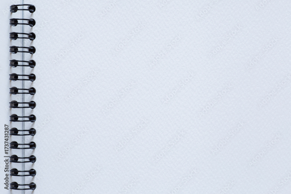 custom made wallpaper toronto digitalblank white page of watercolor sketchbook with spiral binder