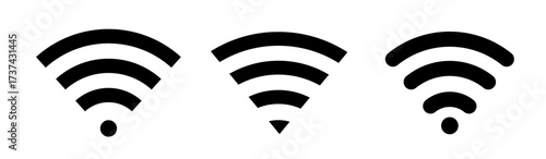  Wifi icon . wi-fi icon sign for remote internet access. Vector illustration