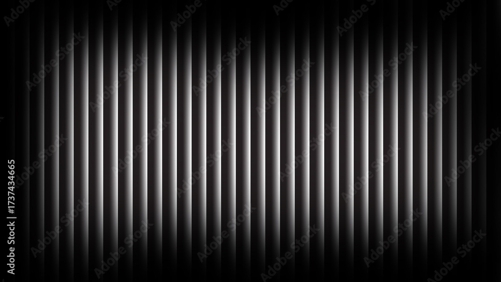 Obraz premium Abstract Vertical Light and Dark Gradient Band Pattern – Optical Wave Interference Background for Physics, Quantum Mechanics, and Modern Visual Design