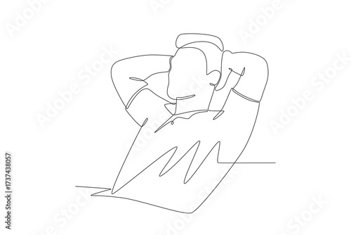 Live tournament reactions concept one-line drawing