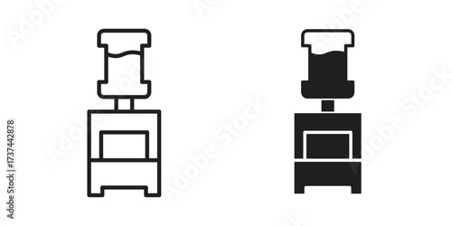 Dispenser icon vector sign symbol