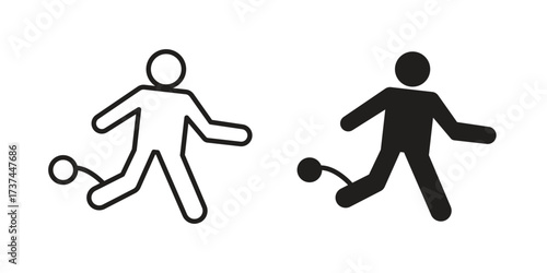 Escape icon vector sign symbol