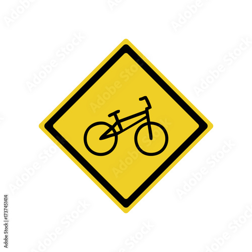 bicycle road sign