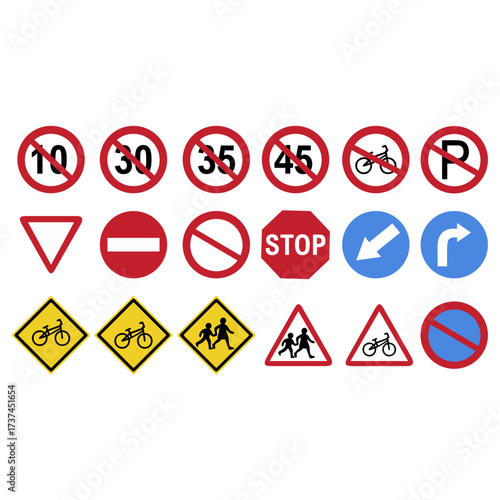 traffic sign with a road sign