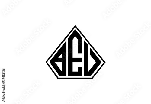 Free Download BEU Custom Monogram Logo Design. - GFXLoad