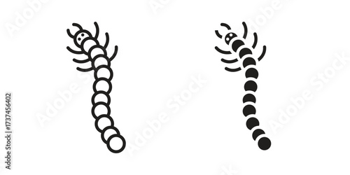 Grub icon vector sign symbol