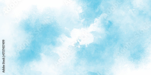 abstract cloud and vapor texture background.white and blue smoke aquarelle smudge illustration abstract Green Fog or smoke color isolated background , Abstract Painted Illustration. Brush stroked.