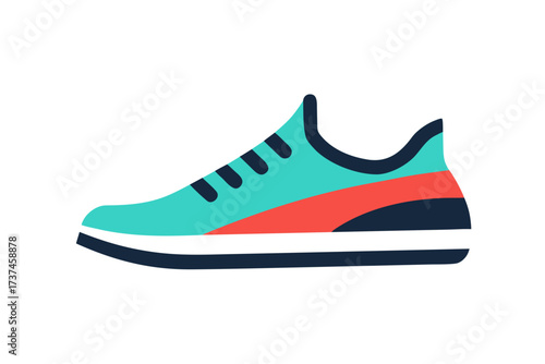 sport shoes isolated on white
