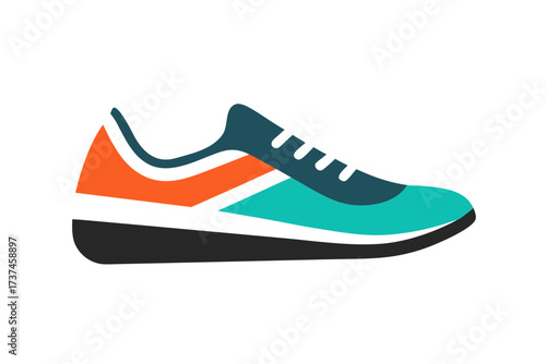 sport shoes isolated on white