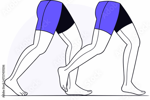 woman legs in high heels shoes