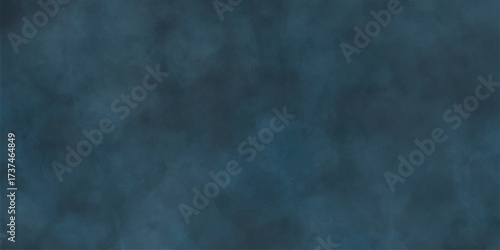 spectacular abstract white smoke isolated color blue background .Black and blue smoke aquarelle smudge illustration smooth grungy smokey . Abstract Painted Illustration. Brush stroked painting.