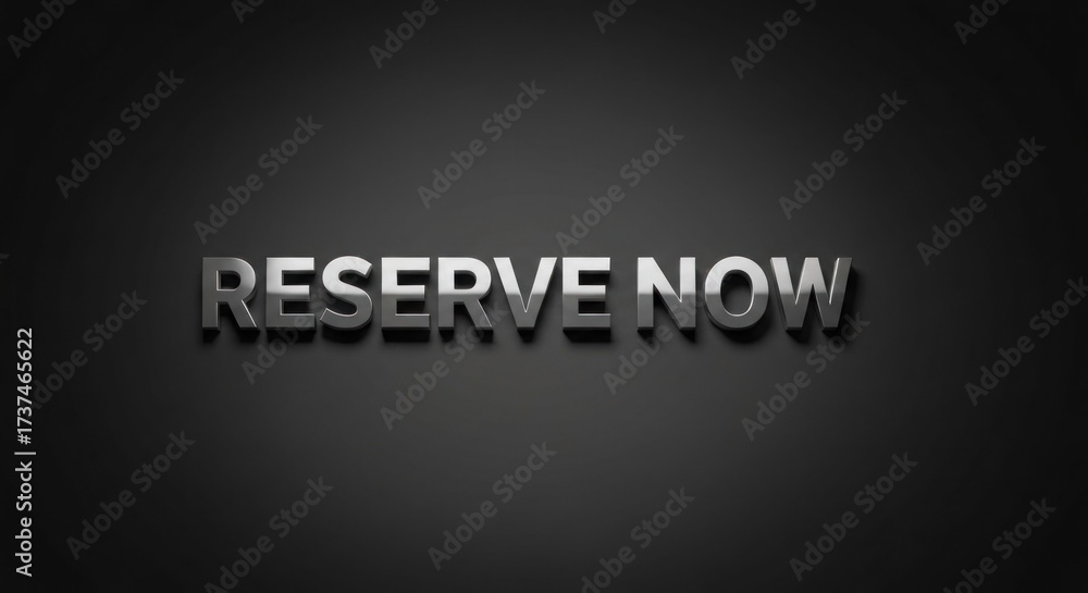 Obraz premium RESERVE NOW