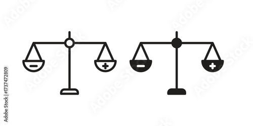 Moral icon vector sign symbol