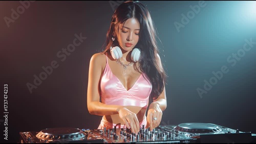 Fashion dj girl