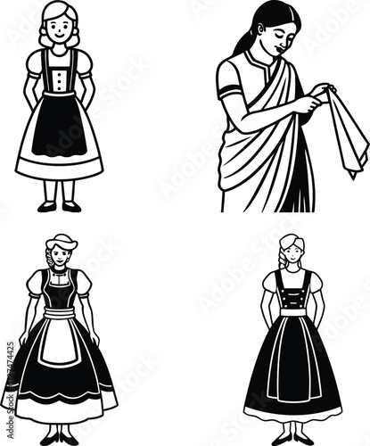 typical bavarian woman
