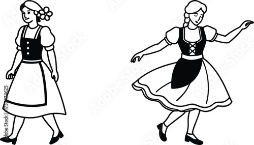 typical bavarian woman
