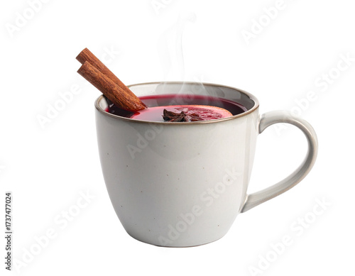 White Mug Hot Glühwein