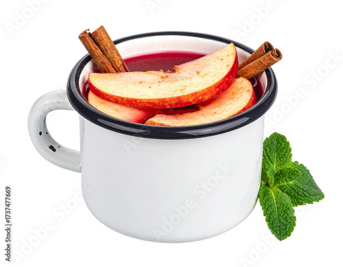 Enamel Mug Mulled Wine