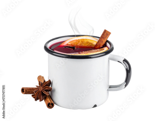 Enamel Mug Cinnamon
