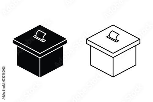 Vote icon. voting sign for mobile concept and web design. vector illustration.