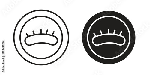Sea cucumber icon vector sign symbol