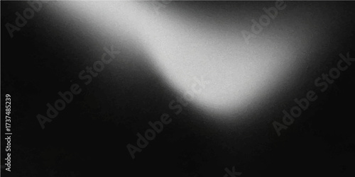 Brushed stainless steel metal texture plate with spotlight on the stage wall