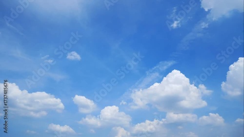 4K time lapse beautiful sky with clouds