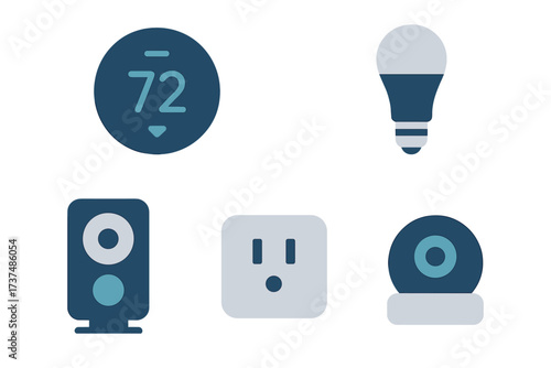 Smart home devices for energy management and efficiency in modern living spaces