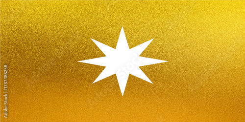 Golden star illustration background design for a festive Christmas holiday celebration