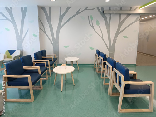 nice waiting room in clinic